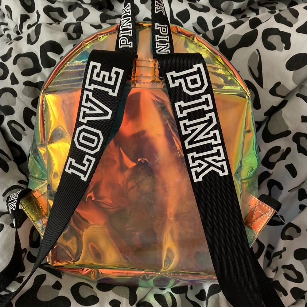 Pink See-Through Small Size Backpack